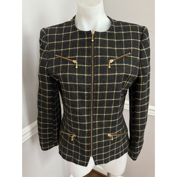 Vintage Irving Samuel Wool Blazer Size 6 - Picture 2 of 4